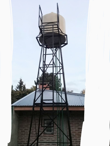 Torre De Hierro Para Tanque  Estilo Colonial Reforzada 