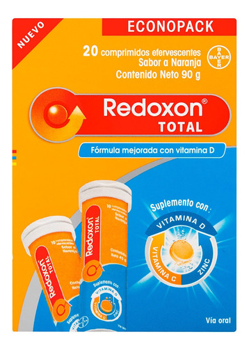 Redoxon Total Econopack Tableta Ef - Unidad a $1780