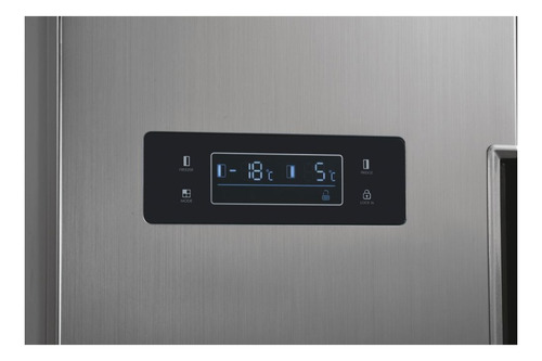 Imagen 4 de 5 de Heladera inverter no frost Candy CHSBSO 6174XWD inox con freezer 529L 220V - 240V
