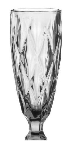 6 Copas Cristal Vino Flauta Libia Grande 170ml Color Color Humo