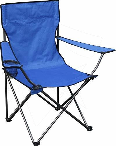 Quik Shade Silla Plegable Quad Mesh Camp Chair - Azul