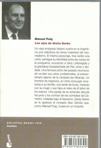 Ojos De Greta Garbo, Los - Manuel Puig