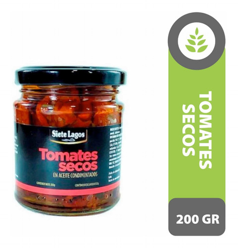 Imagen 1 de 3 de Tomates Deshidratados En Aceite Siete Lagos Origen Turquia