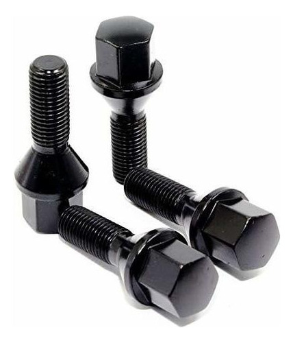 Perno, Set Of 20 Veritek 14x1.5mm Black Wheel Lug Bolts 