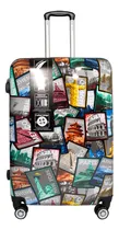 Comprar Owen Valija De Viaje Grande Estampada Rígida Ow40006 28'' 3c Color Postales