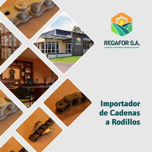 Cadena A Rodillo Mcc Asa 50h-1 Paso 5/8 Reforzada X 3.05m X