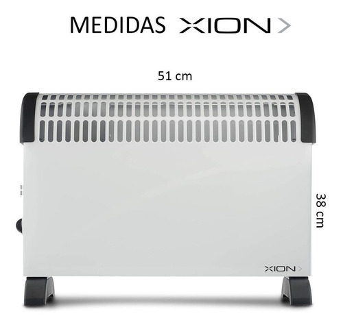 Calefactor 2000w Protección Contra Sobrecalentamiento Color Blanco