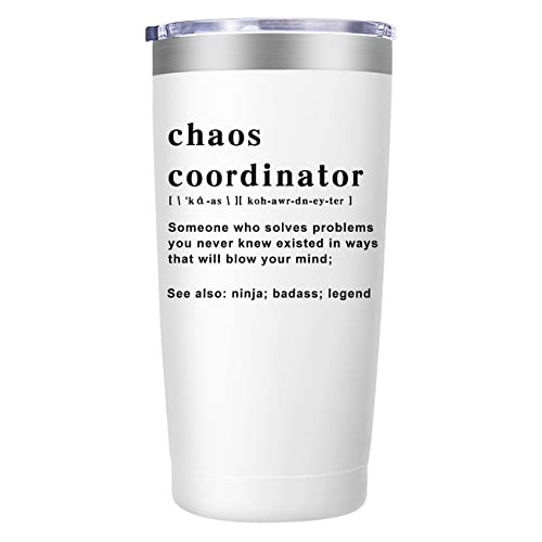 Vaso Térmico  Coordinador Del Caos , Idea De Regalo Ú...