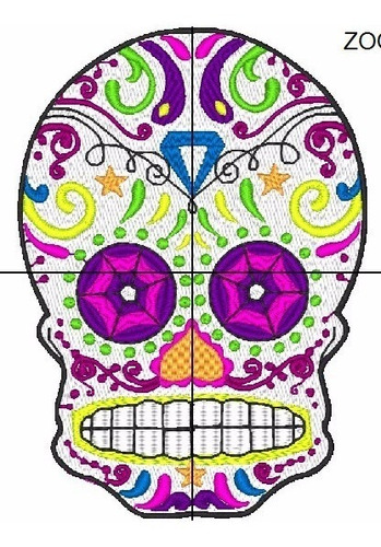 Calaveras Mexicanas X 6   Para Bordadoras Familiares