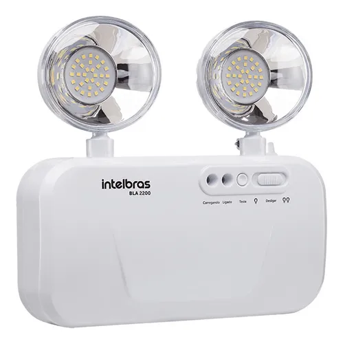 Bloco De Iluminação Autônomo Intelbras Bla 2200 Cor Branco