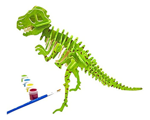 Miscy Dinosaurios 3d Rompecabezas T Rex  Kits De Modelos P