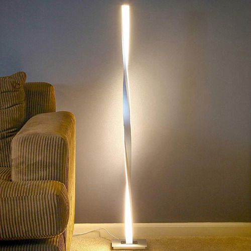Lámpara De Pie Led De Esquina Iluminación Rgb Con Control