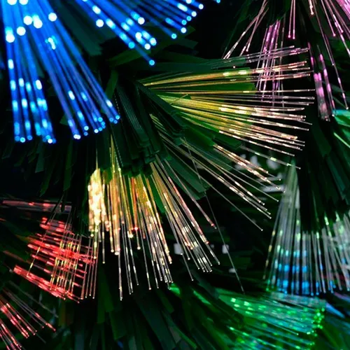 Árvore De Natal Fibra Ótica Led 60cm Árvore De Natal Fibra Ótica Led 60cm