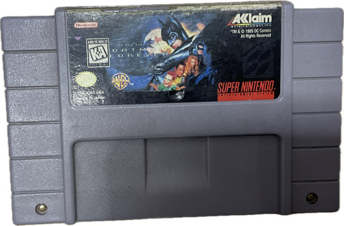 Batman Forever Snes Original Garantizado **play Again* (Reacondicionado)