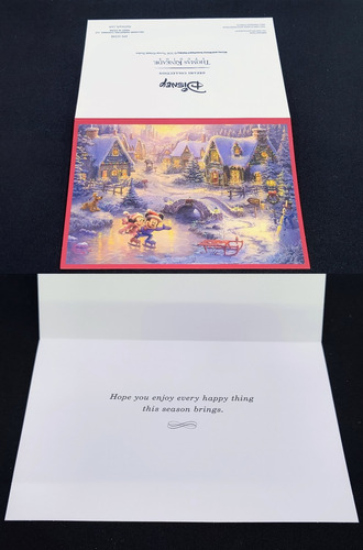 Hallmark Surtido Tarjetas D Navidad Mickey Mouse Disney 22pz (Usado)