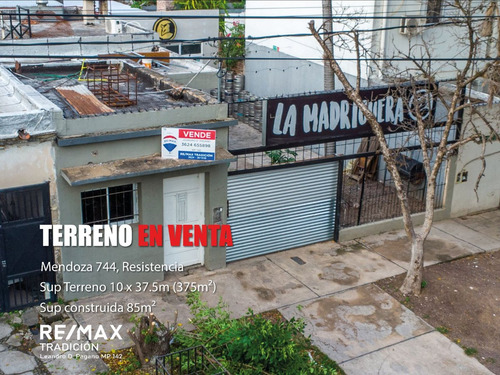 Terreno C/ Construcción En Venta Centro De Rcia.