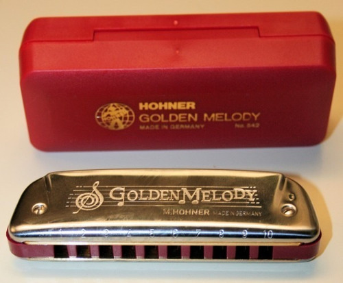 Armonica Hohner Golden Melody Afinada En -f- /