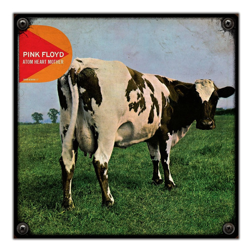 #14 - Cuadro Decorativo Vintage / Pink Floyd - Atom Heart Mo