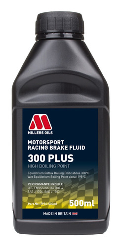 Líquido De Freno Miller´s Motorsport Racing Brake Fluid 300