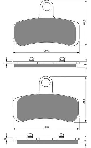 Balatas Delanteras Harley Davidson Flstf Fat Boy 08-14