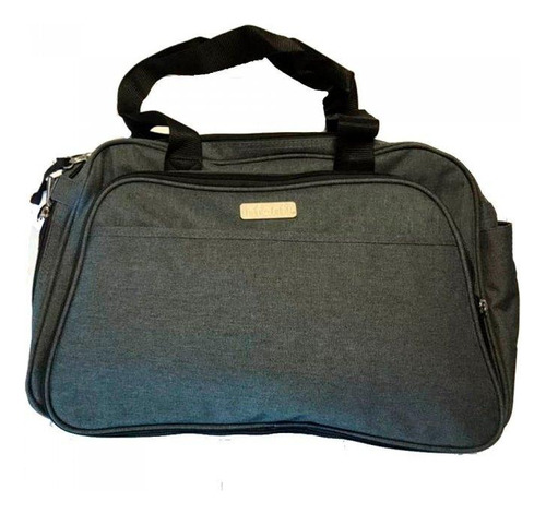 Bolso Maternal Cambiador Infanti Baby Bed Gris Oscuro