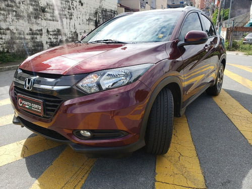 Imagem 6 de 15 de Honda Hrv Ex 1.8 Flex Aut 2018 Vermelha