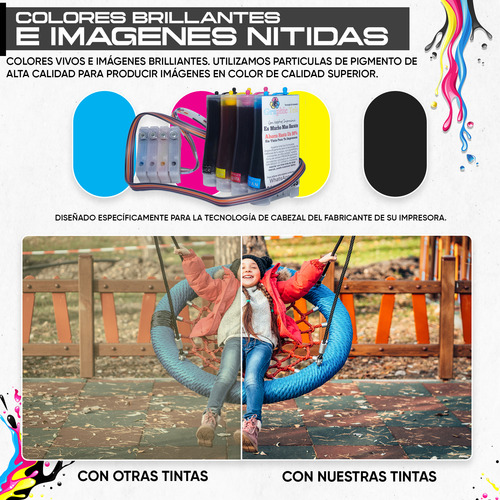 Sistema De Tinta Continua Compatible Epson Xp 442 Xp 445