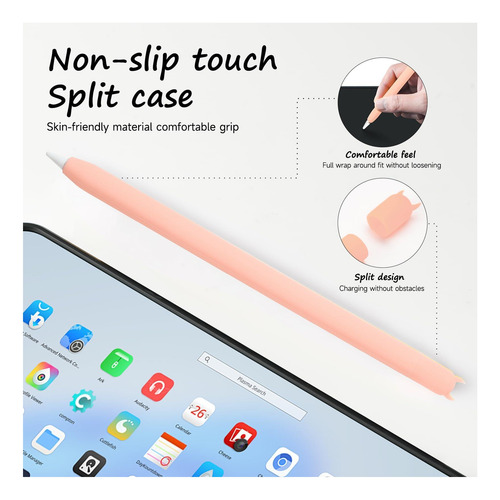 1 Pcs Case De Lápiz De Silicona, Puntas De Reemplazo De 1pcs
