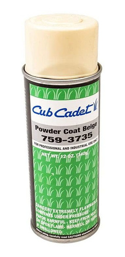 Cub Cadet Pintura Aerosol Beige Oz Lata