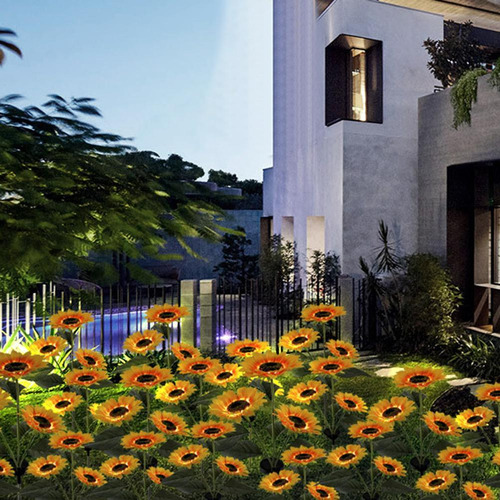 Luces Solares Para Estacas De Jardín Para Exteriores Aliment
