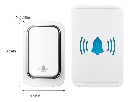 Timbre Inalámbrico Inteligente, Conexión Wifi, Control Remot