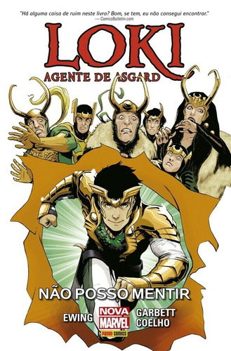Loki: Agente De Asgard - Não Posso Mentir, de Ewing, Al. Editora Panini Brasil LTDA, capa dura em português, 2019