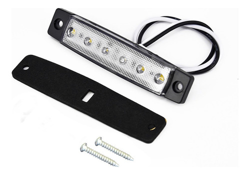 Luz De Navegação 6 Leds Barco Lancha Iate Náutica 9,5x2cm