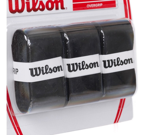 Imagem 2 de 3 de Grip Para Raquete Pro Soft Wilson Preto Absorbent