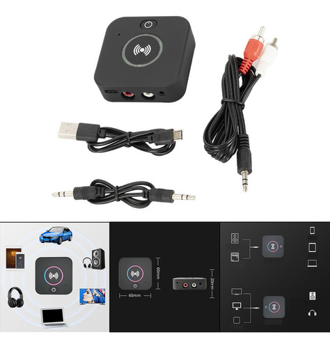 Adaptador Auxiliar Del Receptor Del Transmisor De Bluetooth