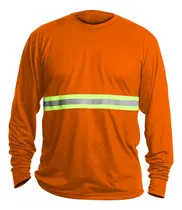 Comprar Camiseta Masculina Uniforme Malha Fria Com Faixa Manga Longa