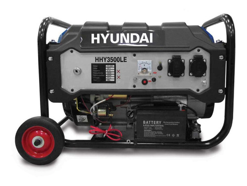 Generador Hyundai 3300w Arranque Electrico Hy3500 -ynter Ind