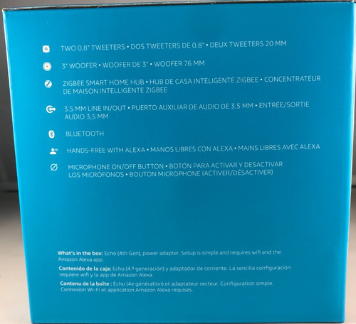 Imagen 6 de 7 de Amazon Nuevo Echo 4 Gen Smart Home Hub, Alexa Sonido Premium