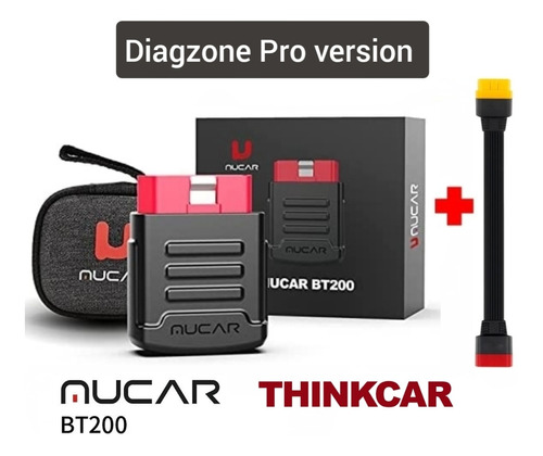 Escáner Automotriz Thinkcar Mucar Bt200 Con Diagzone Pro 