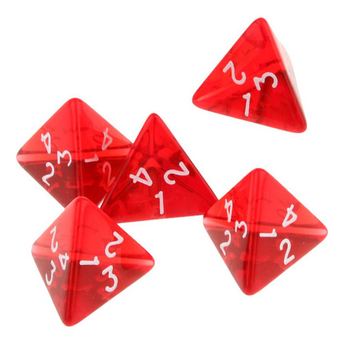 60 Piezas De Dados De Varios Para Game D4 Dados De Color