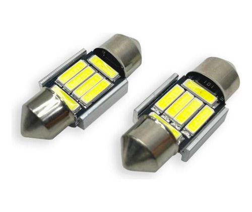 Luz Led De Techo Marca Tr4 Tf004 32 Mm 6 Smd 12v 2 Und C3w