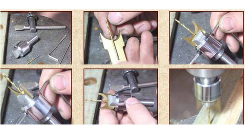 Imagem 7 de 11 de Broca Para Fabricante De Contas De Marcenaria 16 Unidades