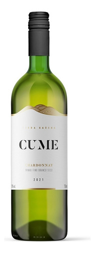 Vinho Fino Branco Seco Chardonnay Cume 750ml