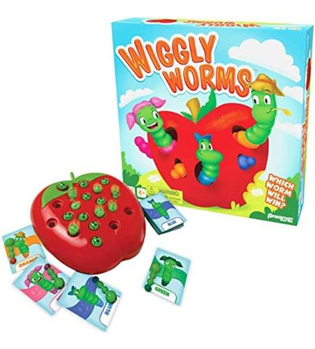 Juego Pressman Wiggly Worms: Juego Preescolar De Memoria De