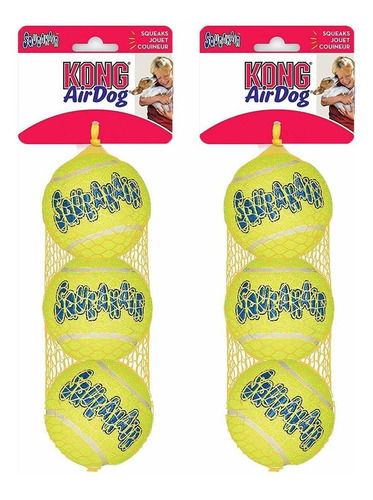 Kong Air Squeaker Pelotas De Tenis