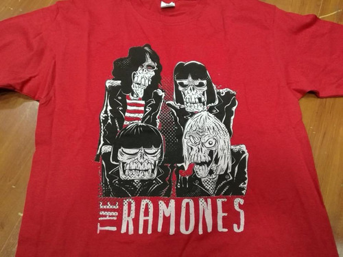 Imagen 1 de 3 de Ramones 1 - Roja - Hardcore Punk / Rock - Polera- Cyco Recor