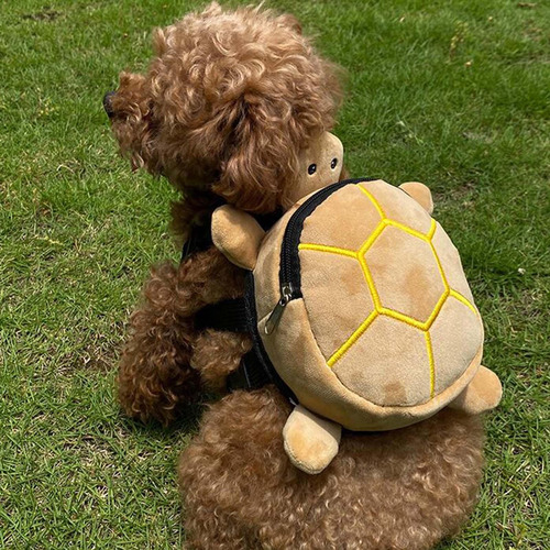 Mochila Para Perros Mochila Con Arnés Amarillo Claro