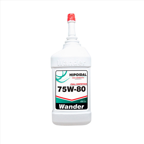 Aceite Transmisión Hipoidal Sintético 75w80 Wander X 1 Lt