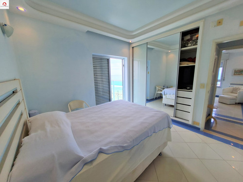 Imagem 12 de 17 de Apartamento À Venda Na Praia Das Pitangueiras, Guarujá-sp, Frente Para O Mar, 4 Dormitórios, Sala 3 Ambientes, Sacada, Vista Panorâmica Para O Mar - Ap05614 - 69008280