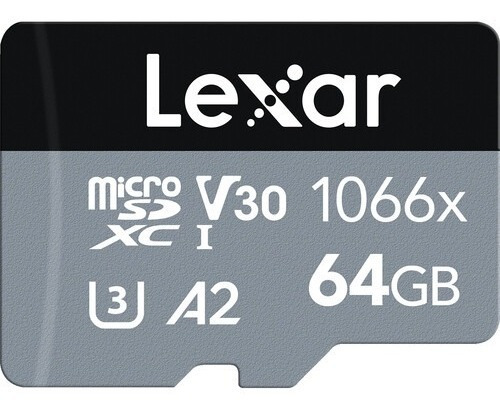 Tarjeta de memoria Lexar Micro SD Xc 64 GB Professional 1066x